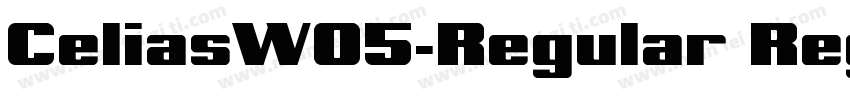 CeliasW05-Regular Regular字体转换